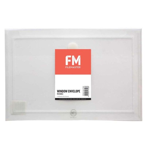 FM Envelope Reusable Clear Window Polyprop FM Envelope Reusable Clear Window Polyprop