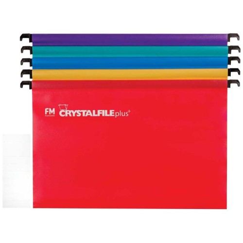 FM File Suspension Crystafile Assorted 10 Pack Plus Polyprop FM File Suspension Crystafile Assorted 10 Pack Plus Polyprop