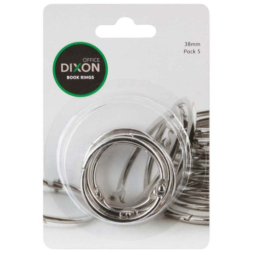 Dixon Book Rings 38mm 5 Pack Dixon Book Rings 38mm 5 Pack