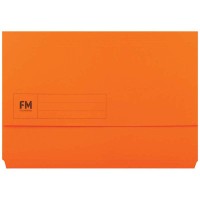 FM Document Wallet Orange Foolscap