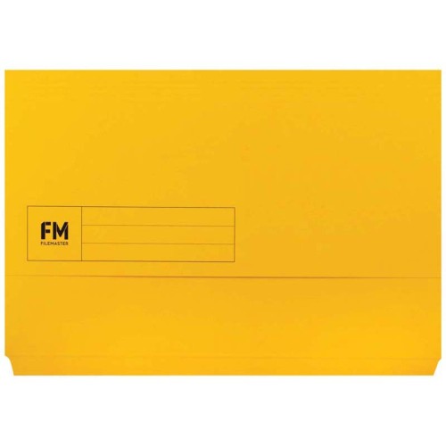FM Document Wallet Yellow Foolscap FM Document Wallet Yellow Foolscap