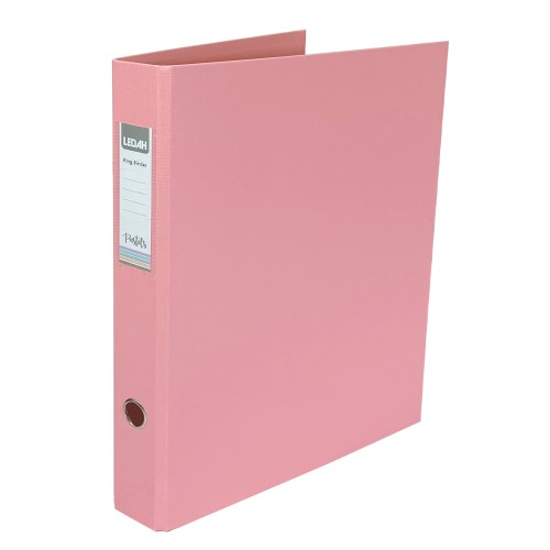Ledah Pastels Ringbinder Pink A4 Ledah Pastels Ringbinder Pink A4