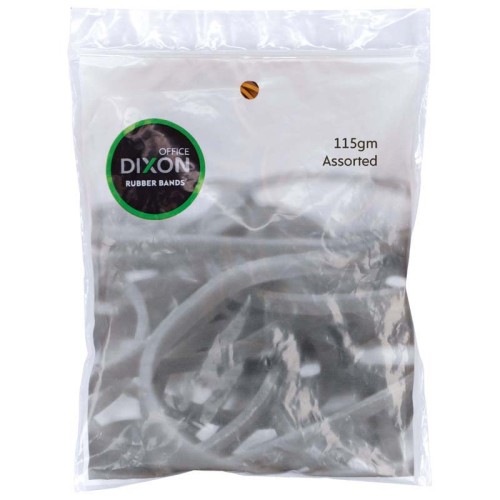 Dixon Rubber Bands 115gm Assorted Dixon Rubber Bands 115gm Assorted