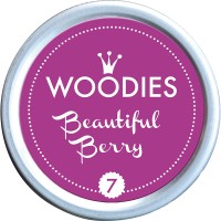 Colop Woodies Stamp Pad 38mm Beautiful Berry