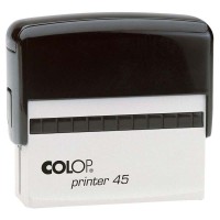 Colop Stamp Printer 45 Oblong Black 25x82mm (102760)