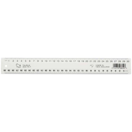 Taurus Ruler 300mm White Taurus Ruler 300mm White