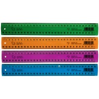 Taurus Ruler 300mm Fluoro Assorted