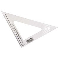 Taurus Set Square 26cm 45 Degree Bevelled Edge