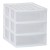 Taurus Desk Organiser 3 Drawer A4 White Taurus Desk Organiser 3 Drawer A4 White