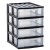 Taurus Desk Organiser 4 Drawer A4 Charcoal Taurus Desk Organiser 4 Drawer A4 Charcoal