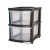 Taurus Storage Organiser 2 Drawer Grey Taurus Storage Organiser 2 Drawer Grey