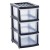 Taurus Storage Organiser 3 Drawer Grey Taurus Storage Organiser 3 Drawer Grey
