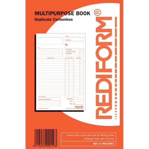 Rediform Book Multipurpose Duplicate 50 Leaf Rediform Book Multipurpose Duplicate 50 Leaf