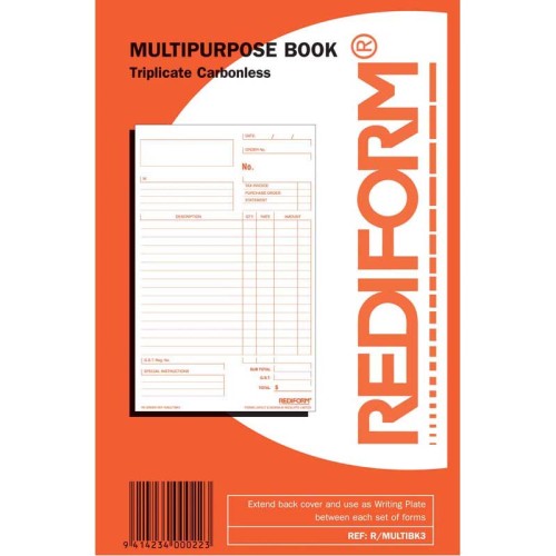 Rediform Book MultipurposeTriplicate 50 Leaf Rediform Book MultipurposeTriplicate 50 Leaf