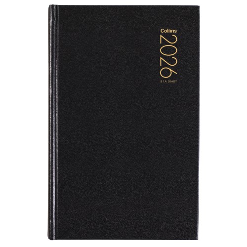 Collins Diary 81A Black Even Year Collins Diary 81A Black Even Year