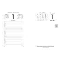 Collins Calendar Refill 13E Side Opening Even Year