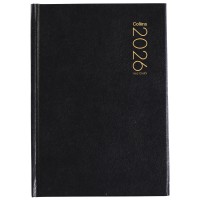 Collins Diary A63 Black Even Year