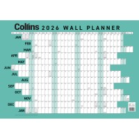Collins Wallplanner A2 Unlaminated Even Year