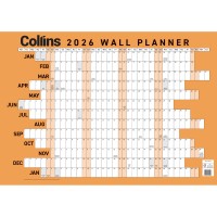 Collins Wallplanner A3 Unlaminated Even Year
