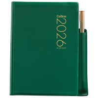 Collins Diary A72PP Green With Pencil Even Year