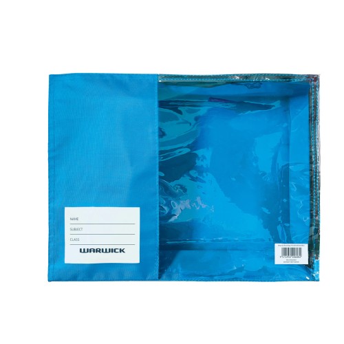 Warwick Book Bag 370x265x85mm Blue Warwick Book Bag 370x265x85mm Blue