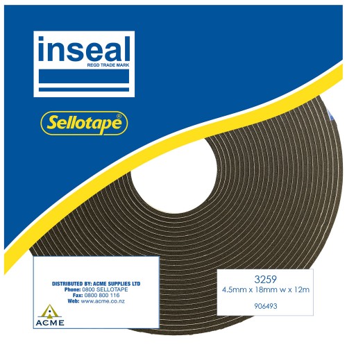 Inseal 3259 PKD 4.5mmT x18mmW x15m Inseal 3259 PKD 4.5mmT x18mmW x15m