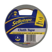 Sellotape 4706S Cloth Silver 48mmx10m