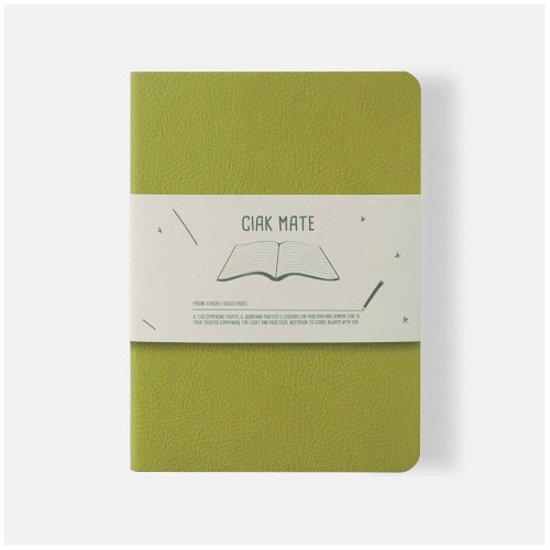Ciak Mate 12 x 17 cm Lined Notebook Lime Ciak Mate 12 x 17 cm Lined Notebook Lime