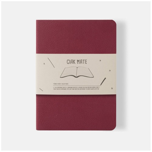 Ciak Mate 12 x 17 cm Lined Notebook Red Ciak Mate 12 x 17 cm Lined Notebook Red