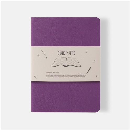 Ciak Mate 12 x 17 cm Lined Notebook Lilac Ciak Mate 12 x 17 cm Lined Notebook Lilac