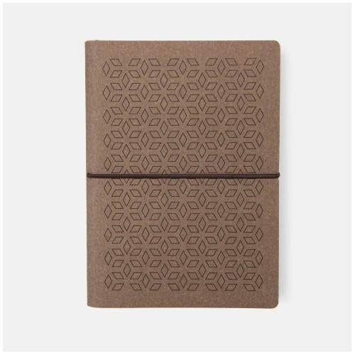 Ciak Vogue 12 x 17 cm Lined Notebook Coffee Rhombus Ciak Vogue 12 x 17 cm Lined Notebook Coffee Rhombus