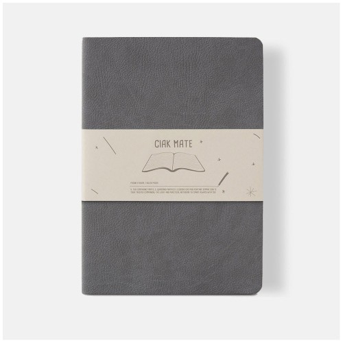 Ciak Mate A5 Lined Notebook Grey Ciak Mate A5 Lined Notebook Grey