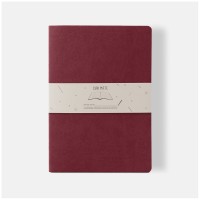 Ciak Mate A4 Lined Notebook Red