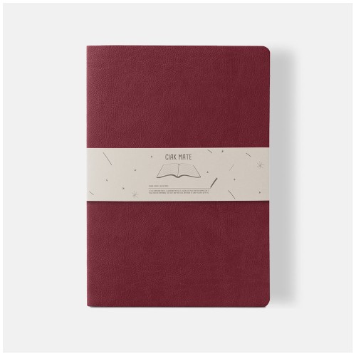 Ciak Mate A4 Lined Notebook Red Ciak Mate A4 Lined Notebook Red