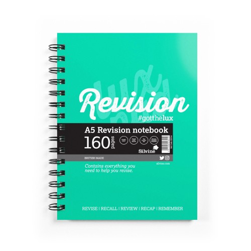 Luxpad Revision Notebook A5 160 Pages Wiro Bound Luxpad Revision Notebook A5 160 Pages Wiro Bound