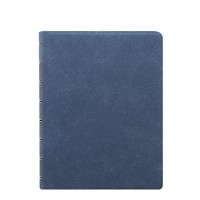 Filofax Notebook A5 Architexture Blue Suede Lined