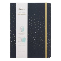 Filofax Notebook A4 Confetti Charcoal