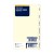 Filofax Organiser Refill Personal Index Subject 6 Tabs Cotton Cream