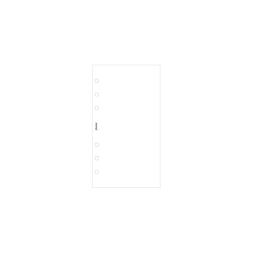 Filofax Organiser Refill Personal Notepaper Value Pack Plain White Filofax Organiser Refill Personal Notepaper Value Pack Plain White