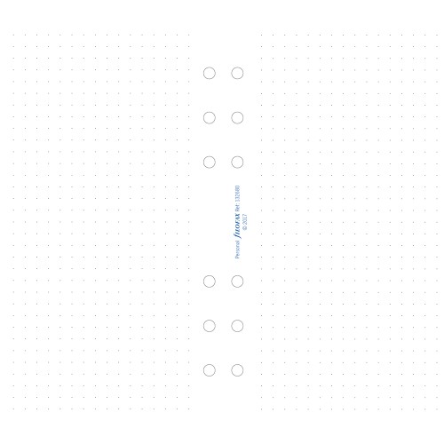 Filofax Organiser Refill Personal Notepaper Dotted White Filofax Organiser Refill Personal Notepaper Dotted White