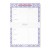Filofax Notepad Meal Planner (with magnet) Mediterranean