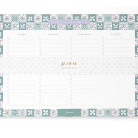 Filofax Notepad Weekly Planner (with magnet) Mediterranean