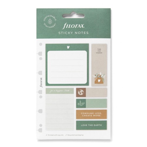 Filofax Accessory Sticky Notes Eco Essentials Filofax Accessory Sticky Notes Eco Essentials
