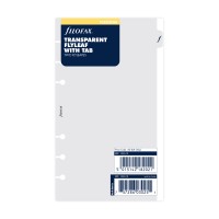 Filofax Accessory Flyleaf with Tab Transparent A5