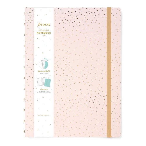 Filofax Notebook A4 Confetti Rose Quartz Filofax Notebook A4 Confetti Rose Quartz