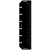 Filofax Accessory Ruler/Page Marker Pocket Black