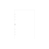 Filofax Organiser Refill A5 Notepaper Plain White