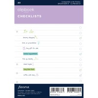 Filofax Clipbook Refill A5 Checklists