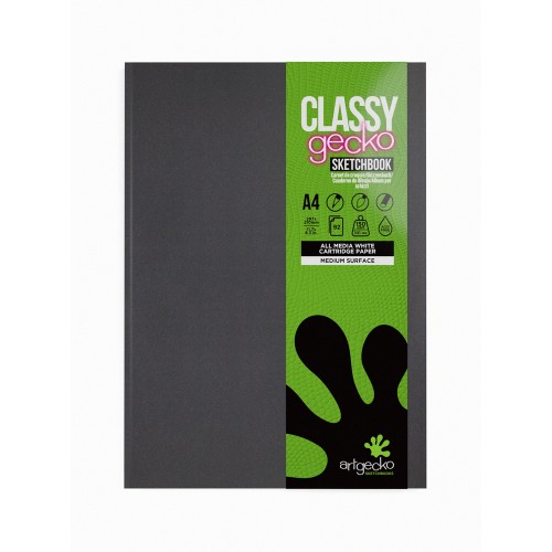 Artgecko Classy Sketchbook Casebound A4 92 Pages 46 Sheets 150gsm White Paper Artgecko Classy Sketchbook Casebound A4 92 Pages 46 Sheets 150gsm White Paper