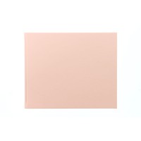 Letts Guest Book Quarto Pastel Peach